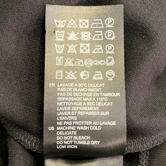 SANDRO Size S Black Viscose Blend Sleeveless Wrap Maxi Dress - Picture 8 of 9